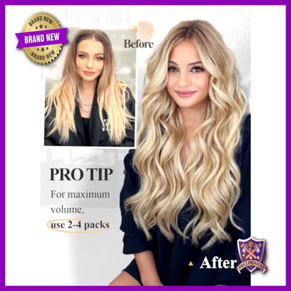 Human Hair Extensions 18 Inch Micro Bead Invisible Weft 4 Pieces main image 4